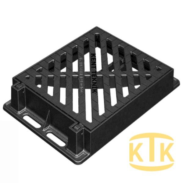 Döküm Yağmur Suyu Izgara Takımı 292x568 mm D400 | DIT-4560-D