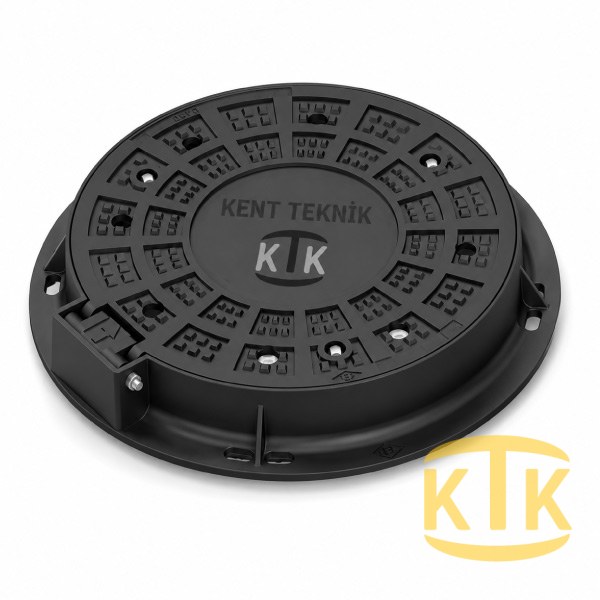 Döküm Rögar Kapağı Ø600 mm B125 | DKT-600-B